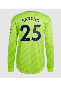 Manchester United Jadon Sancho #25 Fotballdrakt Tredje Klær 2022-23 Lange ermer